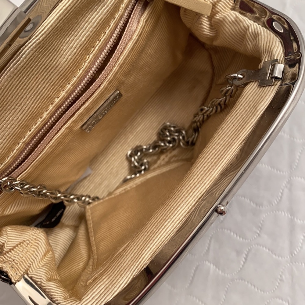 Ann Taylor black beaded evening bag/clutch - Picture 3 of 7